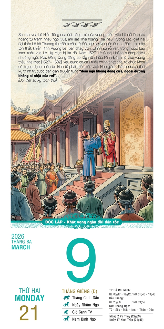 Bộ lịch cực đại tái hiện lịch sử Việt Nam - những dấu mốc thiêng liêng - Ảnh 7.