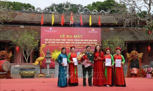 Hải Phòng: Trải nghiệm giáo dục di sản tại di tích quốc gia đặc biệt Văn miếu Mao Điền