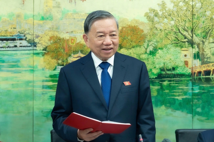 Tổng Bí thư Tô Lâm phát biểu tại tổ. Ảnh: Hoàng Phong