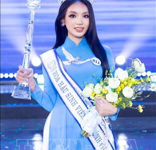 Nguyễn Phương Thanh đăng quang Hoa hậu Sinh viên Hòa bình Việt Nam 2025