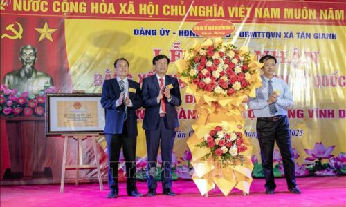 Trao Bằng xếp hạng Di tích quốc gia di tích lịch sử Đền Song Trung và mộ Hoàng Vĩnh Tộ, Hoàng Vĩnh Dụ