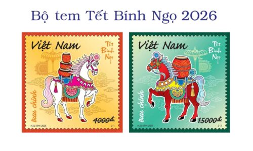 Phát hành bộ tem ‘Tết Bính Ngọ’