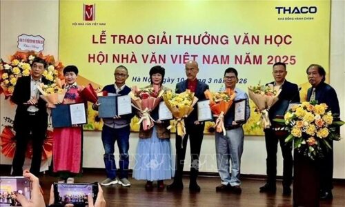 9 tác phẩm được trao Giải thưởng Văn học của Hội Nhà văn Việt Nam năm 2025
