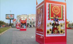 Tranh cổ động bầu cử: Lan tỏa tinh thần ngày hội lớn của toàn dân